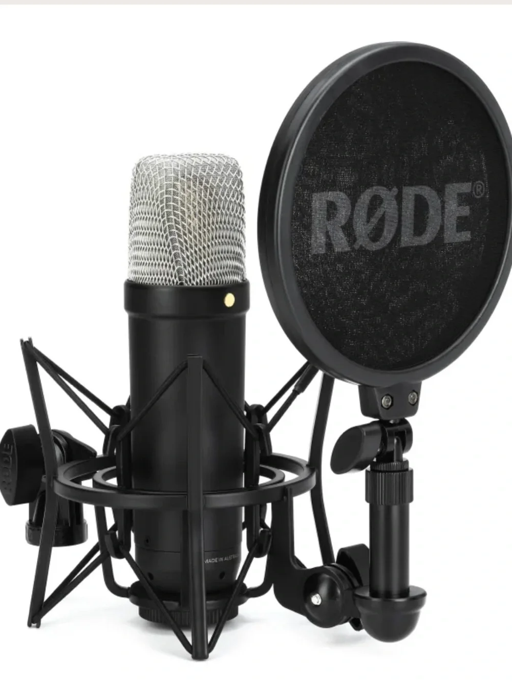 Brand New Rode NT1 5th Gen Condenser Microphone with Shockmount and Pop Filter